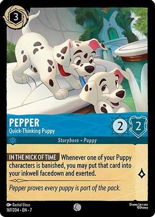 Pepper - Quick-Thinking Puppy (7-167) (Cold Foil)