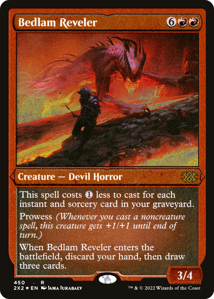 Bedlam Reveler (2X2-450) (Etched Foil)