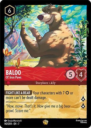 Baloo - Ol' Iron Paws (7-142) (Cold Foil)