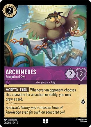 Archimedes - Exceptional Owl (7-076) (Cold Foil)