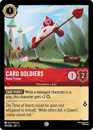 Card Soldiers - Royal Troops (7-129)