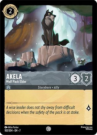 Akela - Wolf Pack Elder (7-182) (Cold Foil)