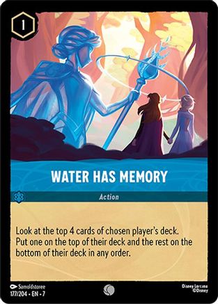 Water Has Memory (7-177) (Cold Foil)