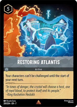 Restoring Atlantis (7-201)