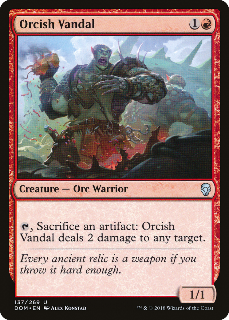 Orcish Vandal (DOM-137) (Foil)