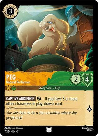 Peg - Natural Performer (7-007) (Cold Foil)