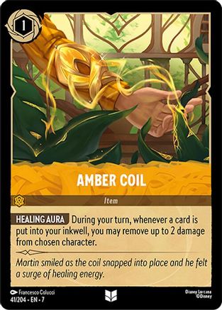 Amber Coil (7-041) (Cold Foil)