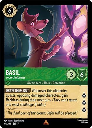 Basil - Secret Informer (7-093) (Cold Foil)