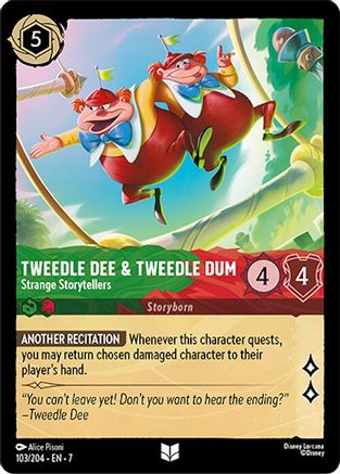 Tweedledee & Tweedledum - Strange Storytellers (7-103) (Cold Foil)