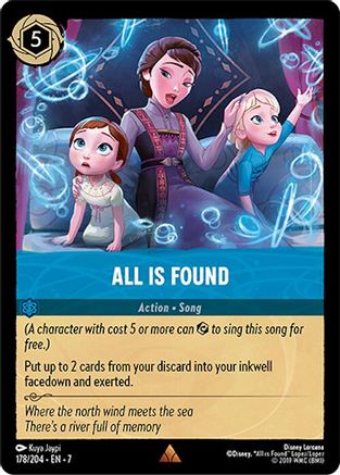 All Is Found (7-178) (Cold Foil)