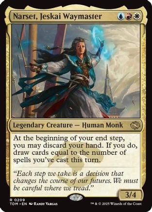 Narset, Jeskai Waymaster (TDM-209) (Foil)