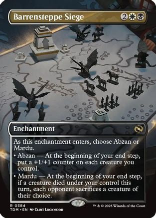 Barrensteppe Siege (Borderless) (TDM-384) (Foil)