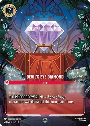 Devil's Eye Diamond (Enchanted) (7-218) (Holofoil)
