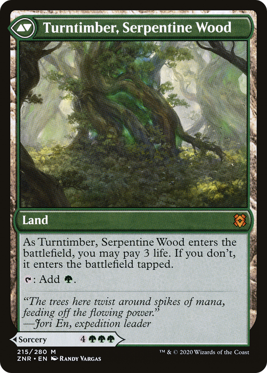 Turntimber Symbiosis // Turntimber, Serpentine Wood (ZNR-215) (Foil)