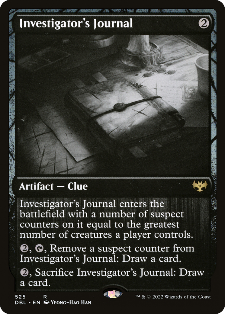 Investigator's Journal (DBL-525) (Foil)