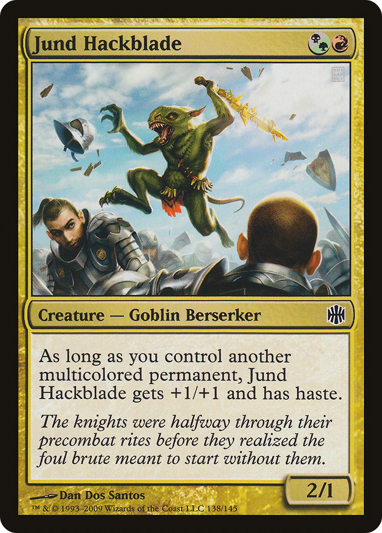 Jund Hackblade (ARB-138) (Foil)