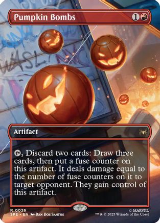 Pumpkin Bombs (Borderless) (SPE-026) (Foil)