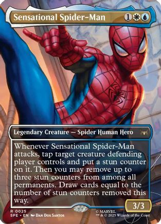 Sensational Spider-Man (Borderless) (SPE-025)