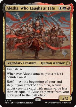 Alesha, Who Laughs at Fate (PPDFT-115) (Foil)