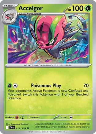 Accelgor (JTG-013) (Reverse Holofoil)