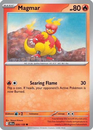 Magmar (JTG-020) (Reverse Holofoil)