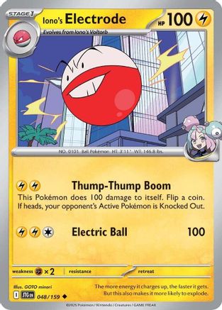 Iono's Electrode (JTG-048) (Reverse Holofoil)