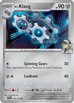 N's Klang (JTG-104) (Reverse Holofoil)