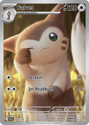 Furret (JTG-168) (Holofoil)
