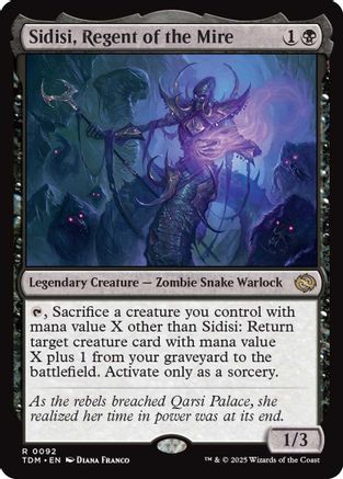 Sidisi, Regent of the Mire (TDM-092) (Foil)