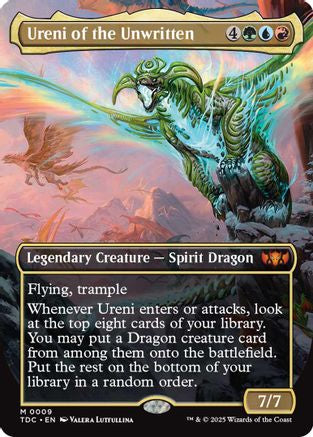 Ureni of the Unwritten (Borderless) (TDC-009) (Foil)