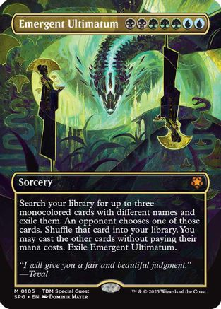 Emergent Ultimatum (Borderless) (SPG-105) (Foil)