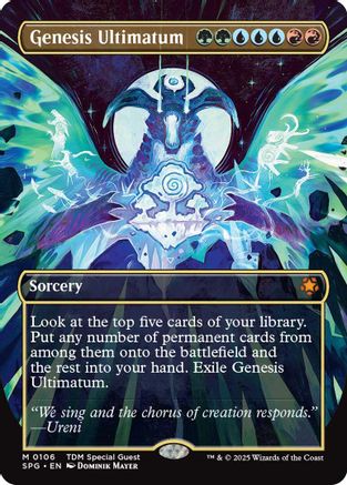 Genesis Ultimatum (Borderless) (SPG-106) (Foil)