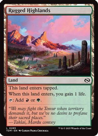Rugged Highlands (TDM-265) (Foil)