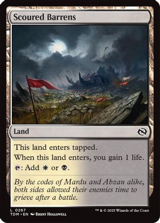 Scoured Barrens (TDM-267) (Foil)