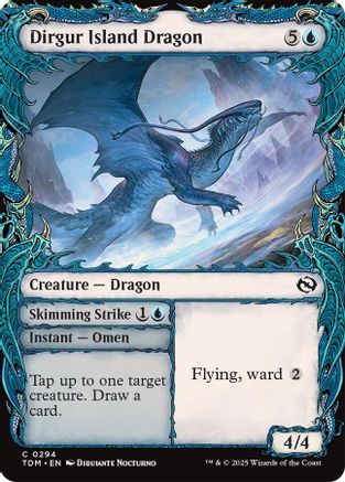 Dirgur Island Dragon (Showcase) (TDM-294) (Foil)