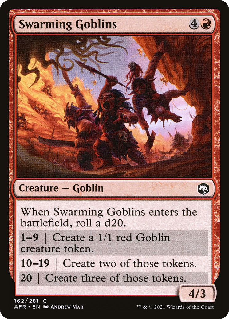 Swarming Goblins (AFR-162) (Foil)