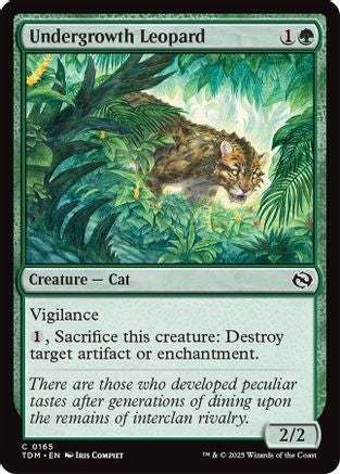 Undergrowth Leopard (TDM-165) (Foil)
