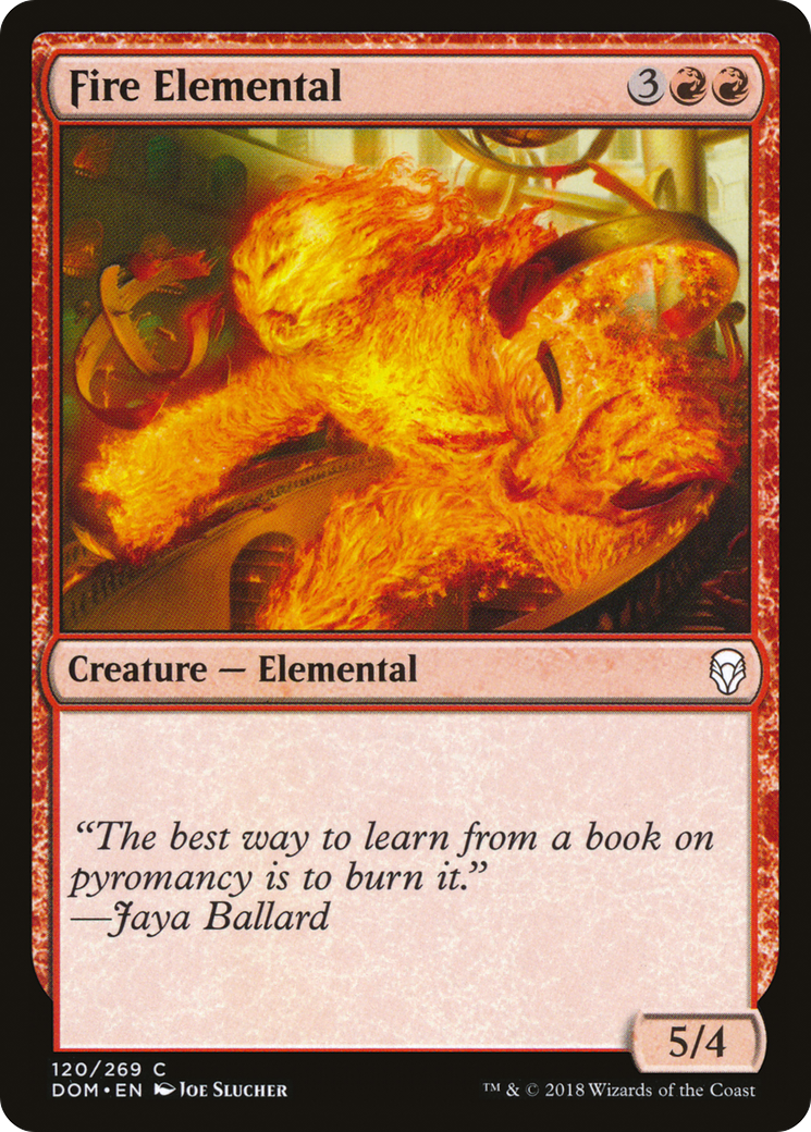 Fire Elemental (DOM-120) (Foil)