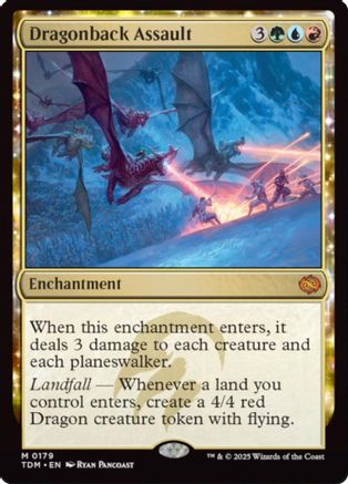 Dragonback Assault (TDM-179) (Foil)