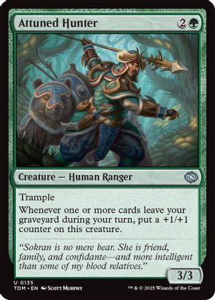 Attuned Hunter (TDM-135) (Foil)