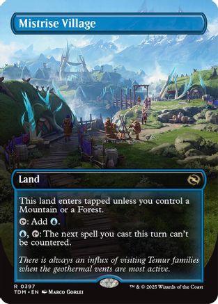 Mistrise Village (Borderless) (TDM-397) (Foil)