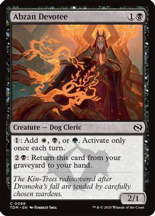 Abzan Devotee (TDM-068) (Foil)