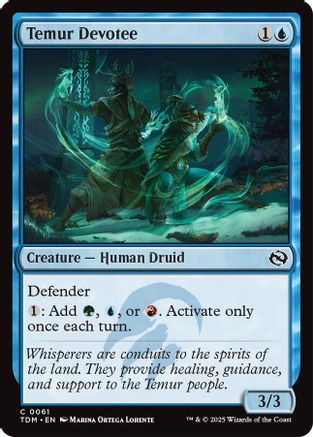 Temur Devotee (TDM-061) (Foil)