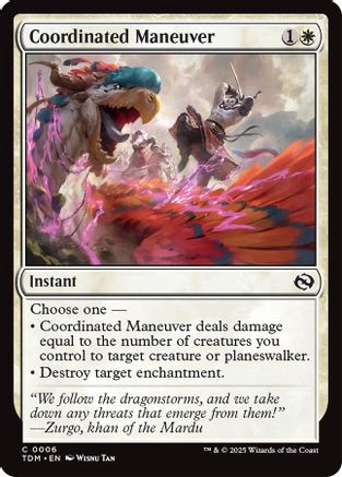 Coordinated Maneuver (TDM-006) (Foil)