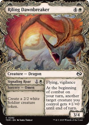 Riling Dawnbreaker (Showcase) (TDM-292) (Foil)
