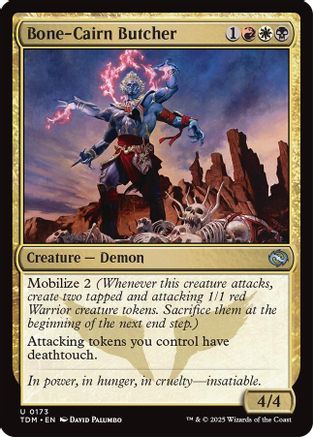 Bone-Cairn Butcher (TDM-173) (Foil)