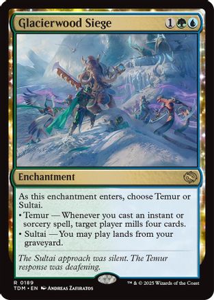 Glacierwood Siege (TDM-189) (Foil)