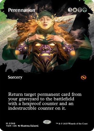 Perennation (Borderless) (TDM-368) (Foil)