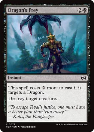 Dragon's Prey (TDM-079) (Foil)