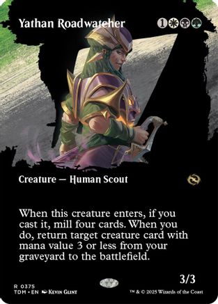Yathan Roadwatcher (Borderless) (TDM-375) (Foil)